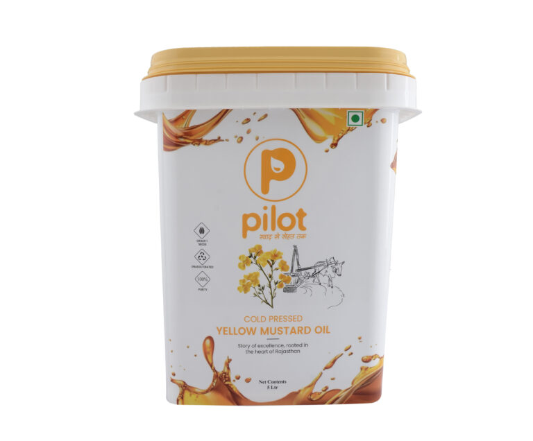 Pilot Yellow Mustard Oil 5 Litre for Cooking