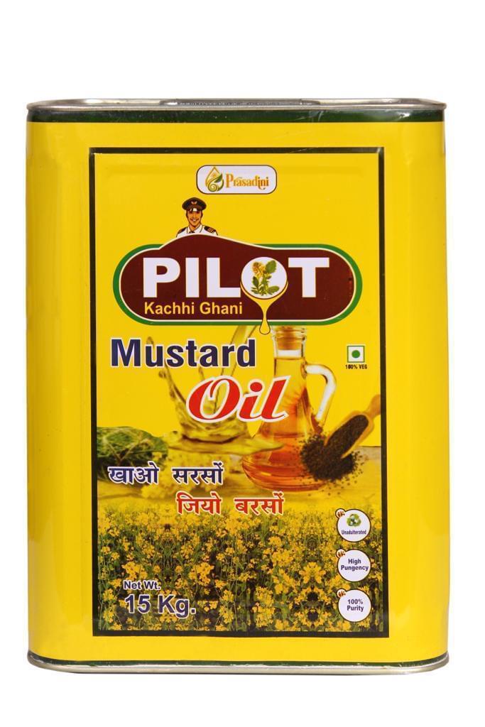 Kacchi Ghani Yellow Mustard Oil - 15L